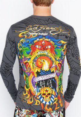 Ed Hardy shirts men-537